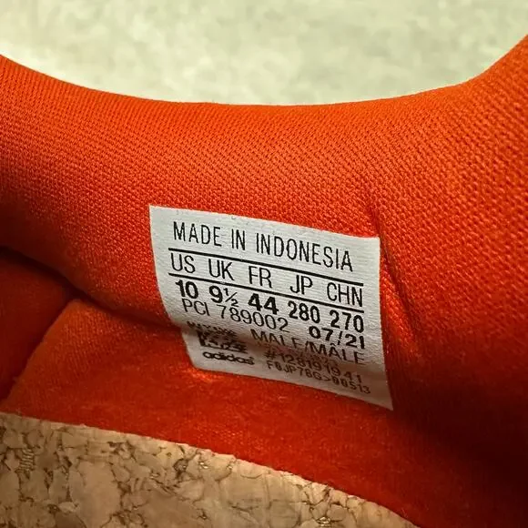 Vintage Y2K Adidas Superstar Low Top Shoes Mens 10 Wotherspoon Black - Picture 11 of 11